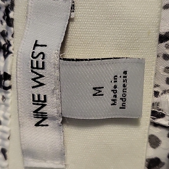 NWT Nine West Animal Print Faux Wrap Skirt - Picture 10 of 12